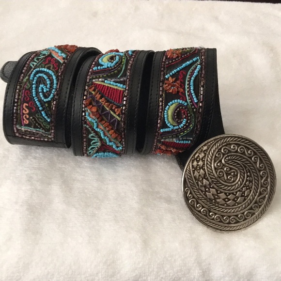 ??Sale??Jeweled Blinged Out Southwestern belt by Chicos main image 8